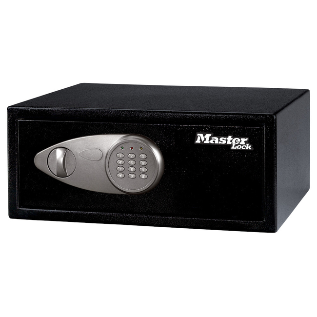 Safe with electronic with key 430x370x180mm black