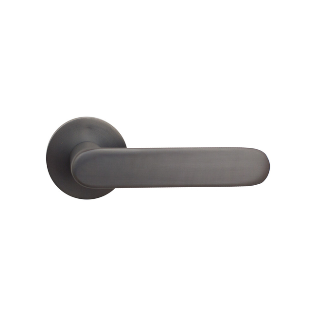 Door handle round with escutcheons MRO-38-30 Scandinavian standard Standard graphite grey