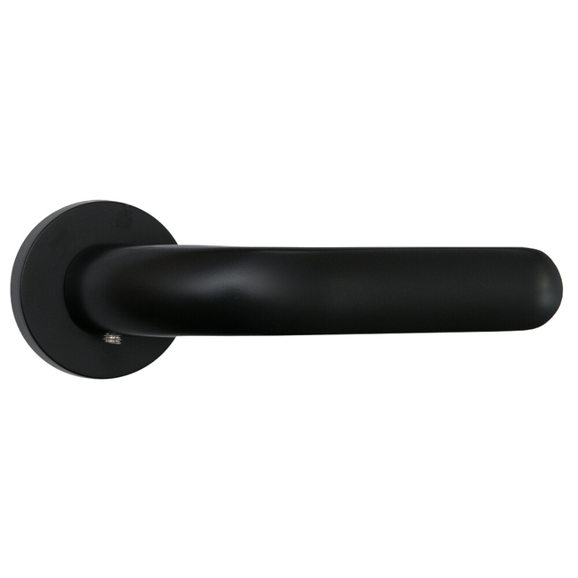 Door handle round with escutcheons MRO-39-30 black