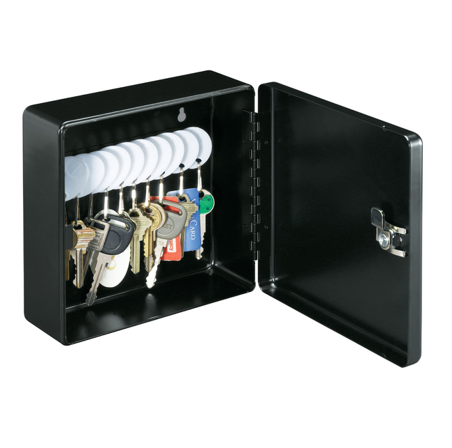 Key cabinet for 10 keys 170x170x75mm black