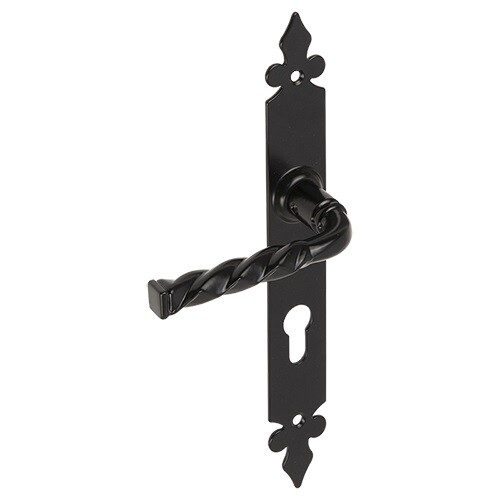 Ukselink pika kattekilbiga WHA 72 Domax 270x36/72mm must