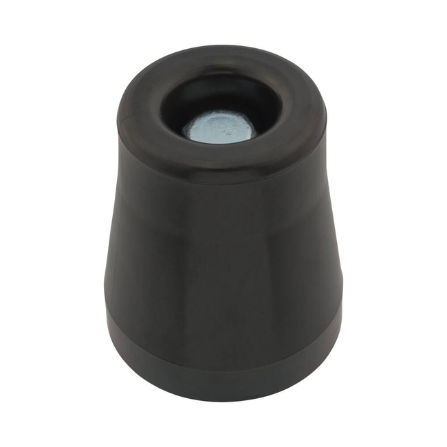 Rubber door stopper Metro Ø50x60mm black