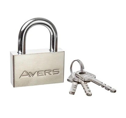 Tabalukk Avers 58/29.2/Ø8.8mm/3võtit kroomi värvi