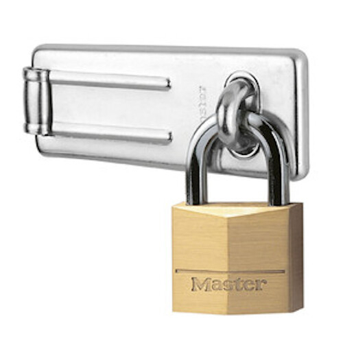 Padlock with shackle MASTERLOCK 89mm 5kl brass