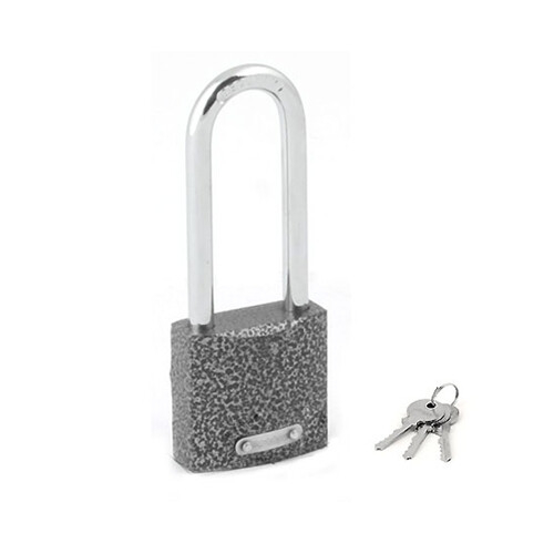 Padlock long with shackle PD-01L 63/73/Ø10mm/3 keys