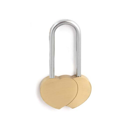 Decorative padlock/1x lockable APECS 60/50/Ø6mm/1 key brass