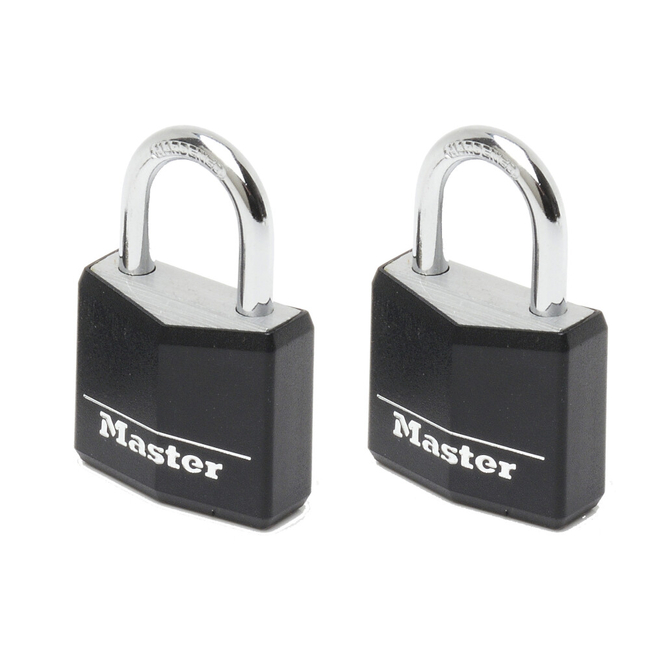 Tabalukk MASTERLOCK 30/11mm Ø5mm must