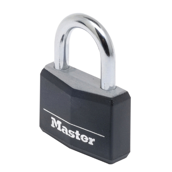 Tabalukk MASTERLOCK 50/25mm Ø7mm must