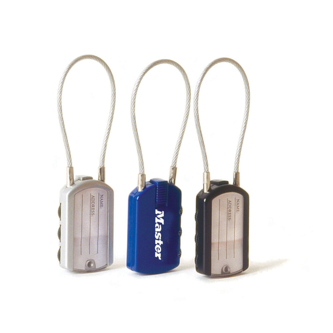 Tabalukk koodiga MASTERLOCK 30/15mm Ø2mm erinevate värvide