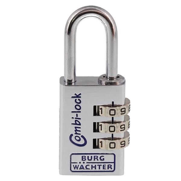 Padlock with code Combi 30/27mm Ø5mm steel colour