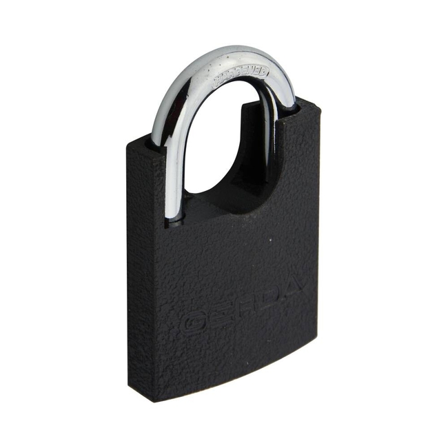 Padlock GERDA 60/23/Ø10mm/3 keys black