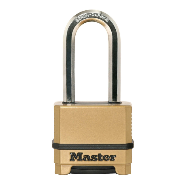Tabalukk koodiga MASTERLOCK 50/51mm Ø9mm kuldne
