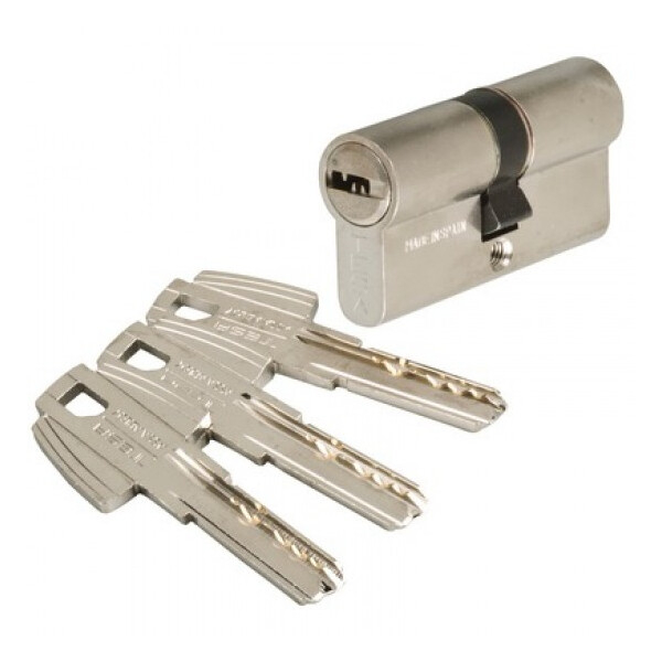 Lock security cylinder TESA 35x45mm/3 keys chrome colour