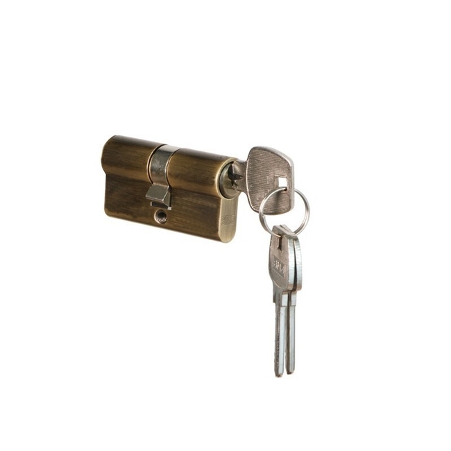 Lock cylinder VALNES 26x36mm/3 keys bronze colour