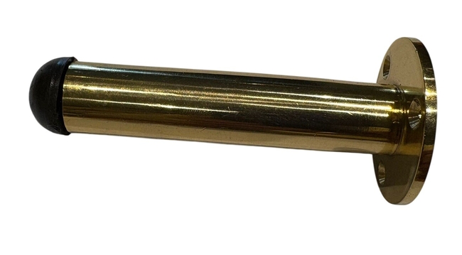 Door stopper wall-mounted polished brass
