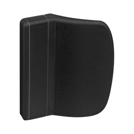 Rõduukse käepide 70x55x20mm must