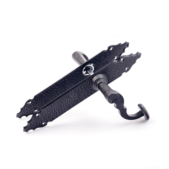 Ukselink 100 280x45mm must antiikne värv