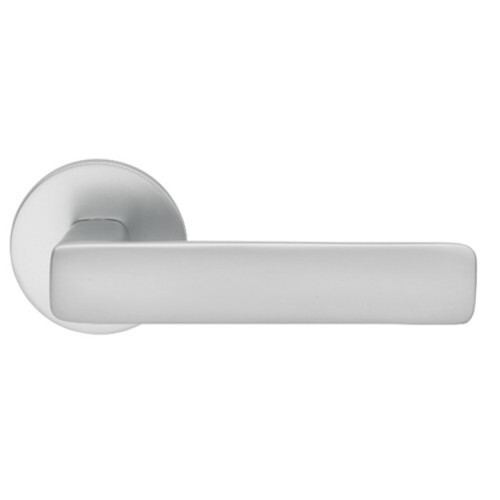 Door handle Forum matte chrome colour