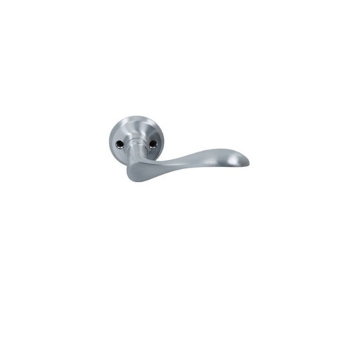 Door handle round with escutcheons/Scandinavian type VAL97 chrome colour