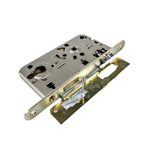 WC door lock 72mm/ 50mm/ zinc/white
