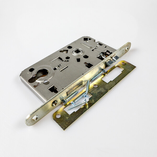 Door lock 50/72mm kollane zinc