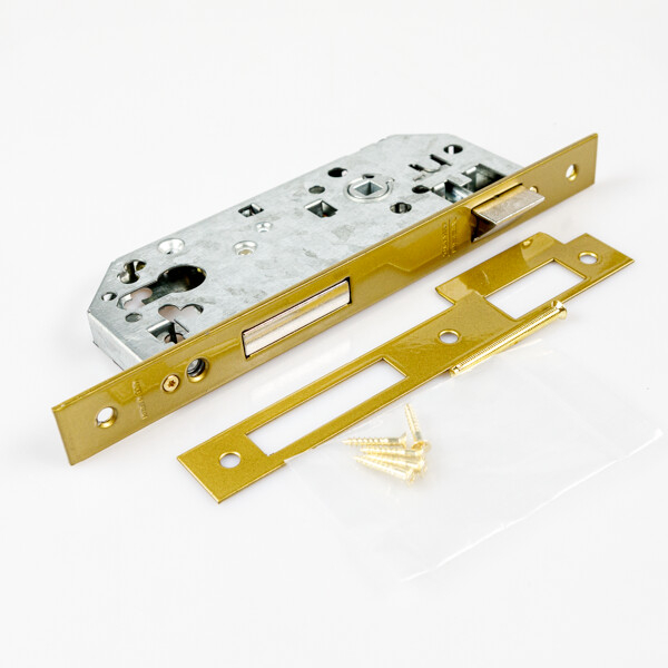 Door lock TESA 40mm brass colour