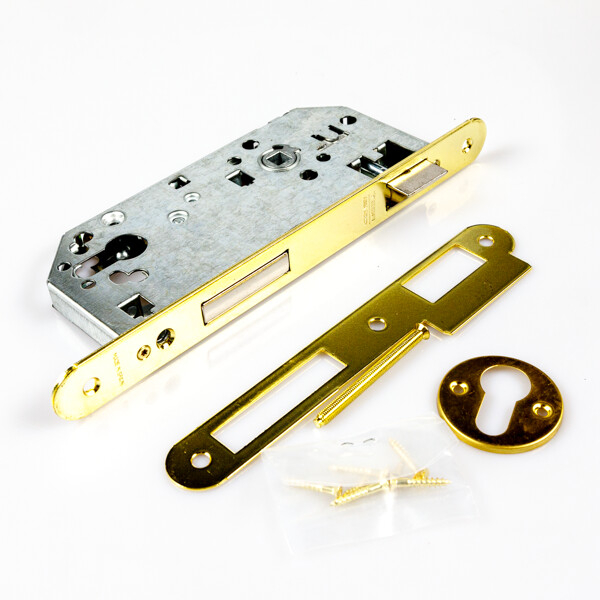 Door lock TESA 50mm brass colour