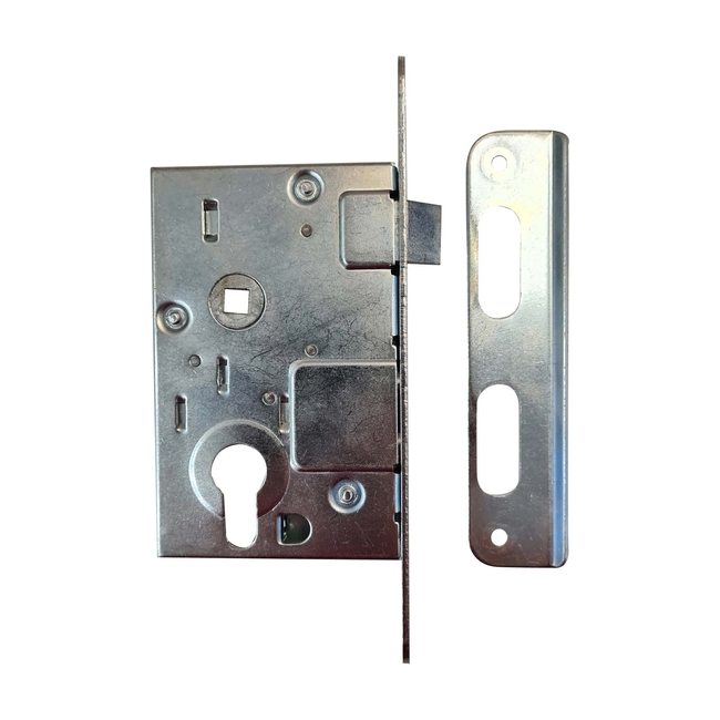 Door lock with strike plate Rita-ZV4 55mm galvanized