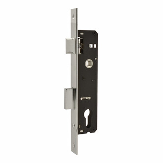 Narrow-profile lock body door lock APECS 25/85/42/174mm galvanized