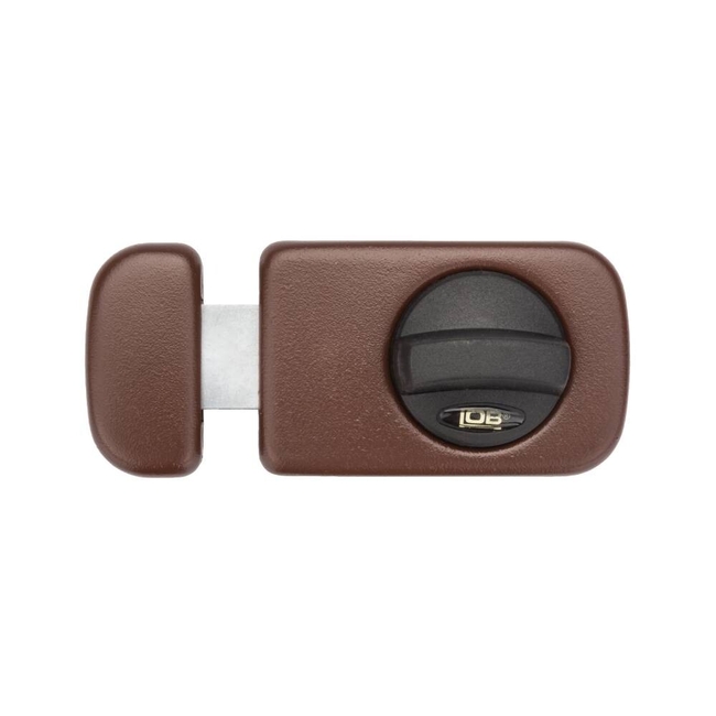Rim lock LOB 50mm brown