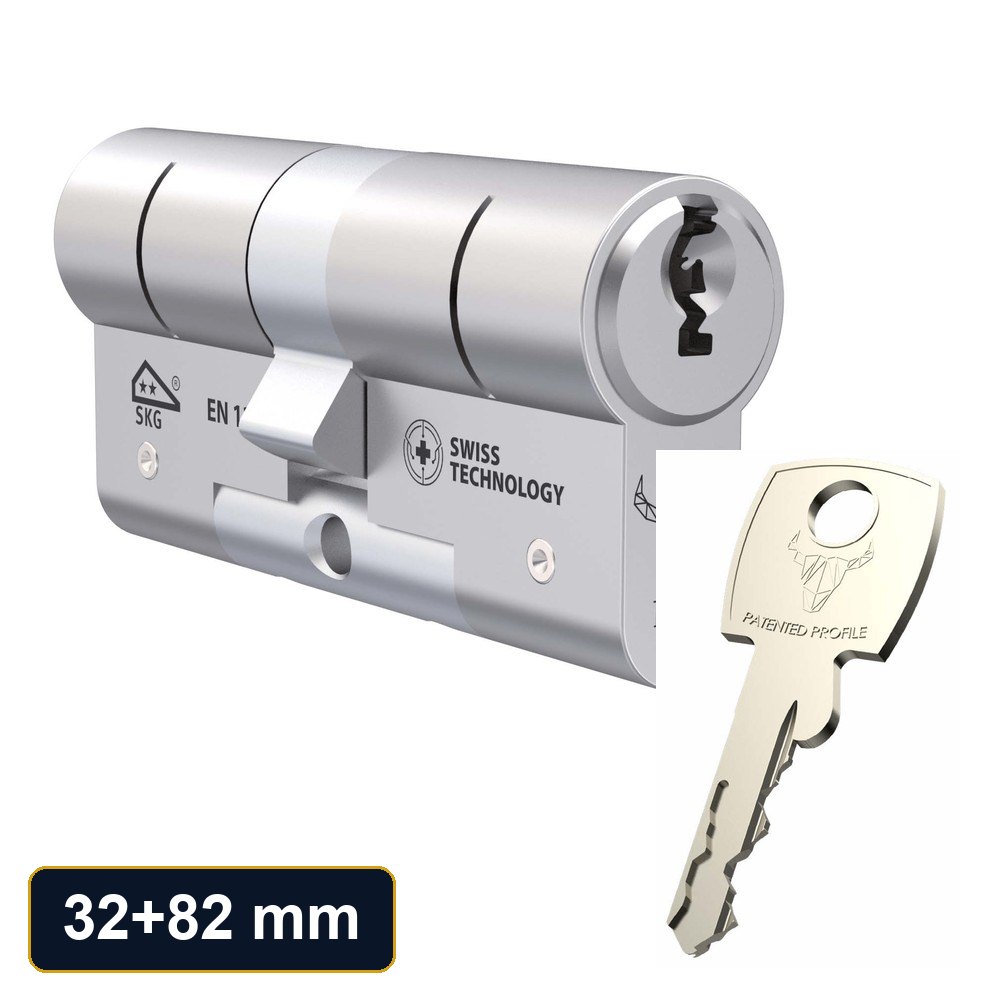M&C MATRIX** turvasüdamik 32+82 mm (3 võtit)