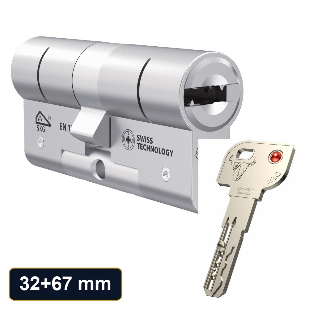 M&C MINOS turvasüdamik 32+67 mm (3 võtit)