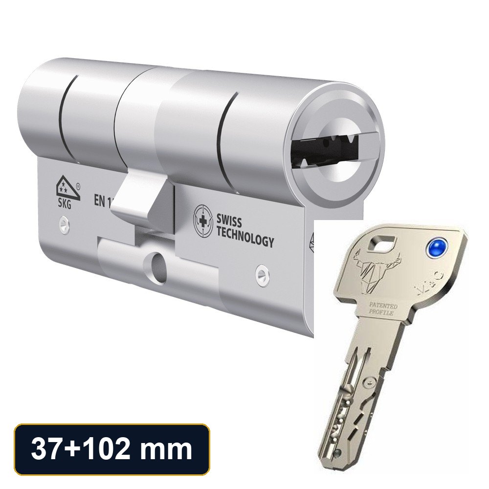 M&C MOVE turvasüdamik 37+102 mm (3 võtit)